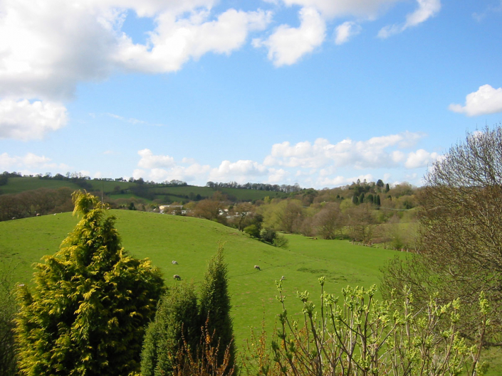 A view from Drakelow Manor Guest House